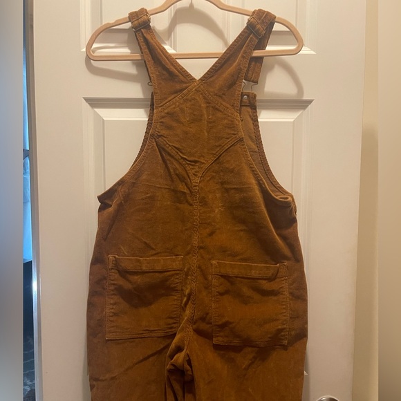 Universal Thread Corduroy Overalls in Brown - Picture 3 of 4